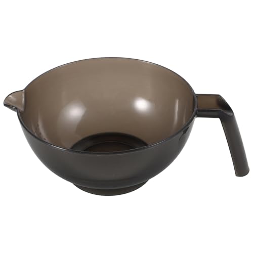 ULTECHNOVO Bol de Teinture Capillaire Grand Volume 500 Ml Résistant Haute Température en Plastique Noir Translucide, Bol Mélangeur pour Cheveux Professionnel, Accessoires Salon Coiffure