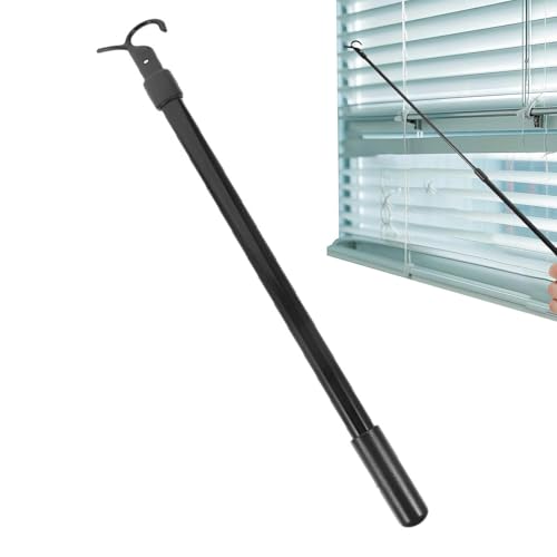 Shade Pulls for Roller Shades | Adjustable Window Shades Draw Rod - Retractable Blind Opener, Lightweight Tilt Pole for Home, Travel