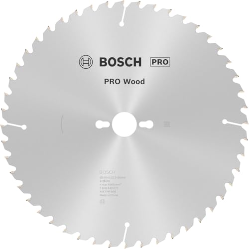 Bosch 1X Pro Wood Circular Saw Blade For Corded Table Saws (For Softwood, Hardwood, Ø Mm, Professional Accessory Table Circular Saw)