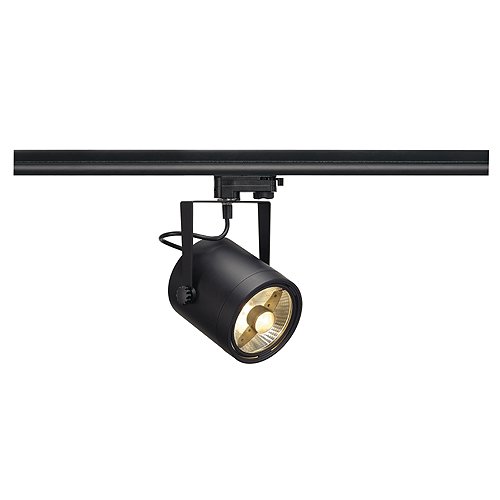 Preisvergleich Produktbild 3-Phasen Strahler EURO SPOT ES111, GU10, schwarz EEK: A++ - E