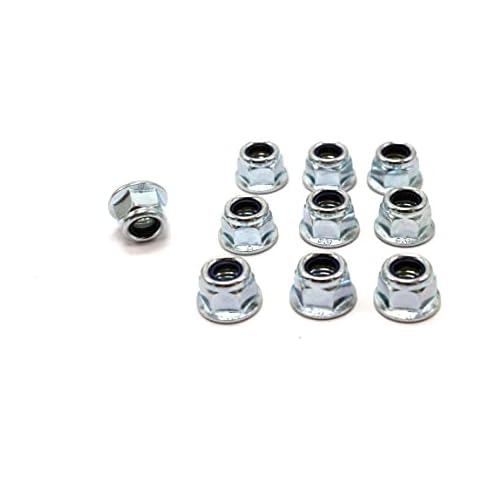 M8 Flange Nuts with Nylon Insert Pack of 10 Cover
