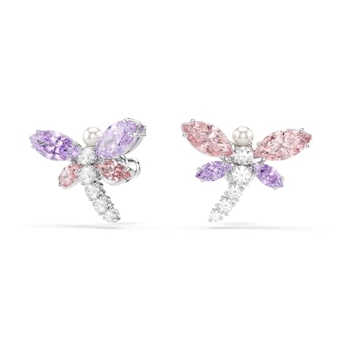 Image of Swarovski x Ariana Grande Collection, Mixed Cuts, Dragonfly, Rhodium Plated