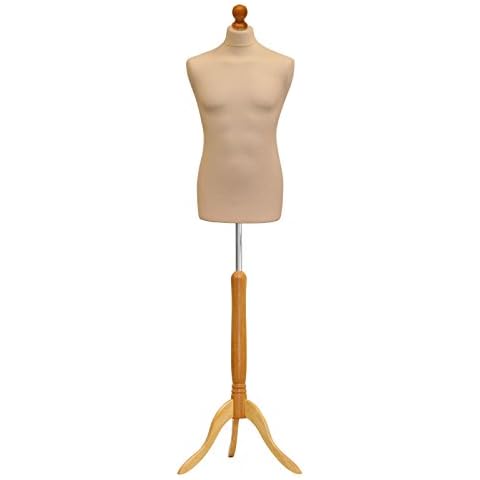 H & H Traders Cream Male Tailors Mannequin Cover