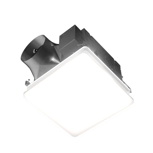 EVOLVE Premium Bathroom Exhaust Fan w/Light and Continuous Run, 50-80-110 Selectable CFM by Broan-NuTone - Used condition - US$189.20