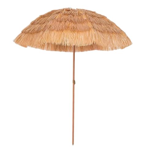 Xalteafe Parasols en Paille De Chaume,Parasols De Plages en Chaume,Parasols Tiki en Chaume,Pliable,Ombres,RéGlable,Convient pour Les Jardins,Les Plages,Les Restaurants avec Terrasse,Hôtel