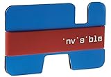  Soporte para tarjetas de crédito de aluminio anodizado con banda de goma para billetes y billetes RFID para hombre y mujer.