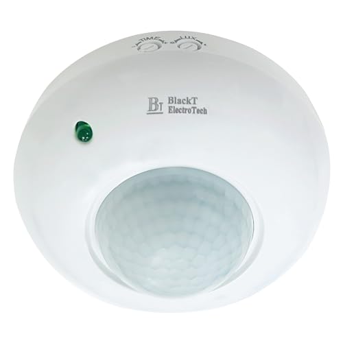 Blackt Electrotech BT31C : PIR Motion Sensor Ceiling Mounted White Round Shape (2-Year Warranty) (Regular)