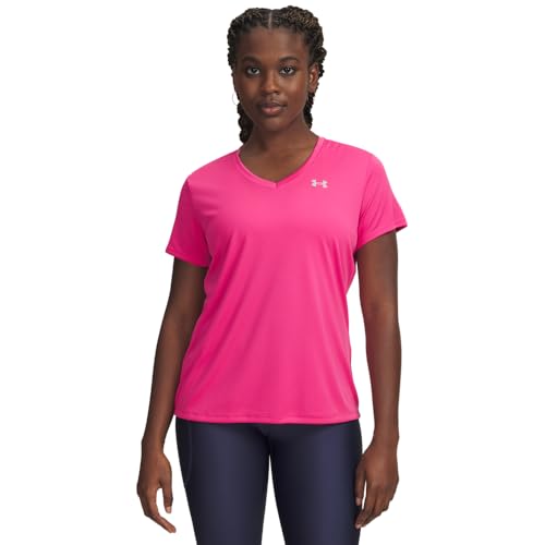 Image of Under Armour Women's Velocity Solid Short Sleeve V Neck T Shirt