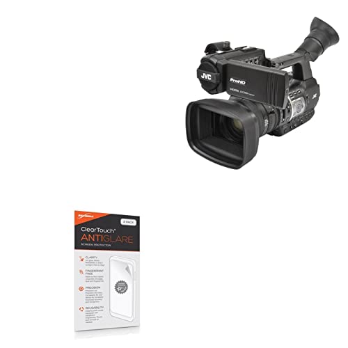 BoxWave Screen Protector Compatible with JVC GY-HM620 - ClearTouch Anti-Glare (2-Pack), Anti-Fingerprint Matte Film Skin