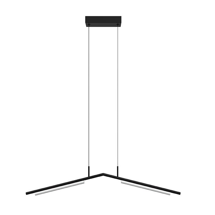 Lampada a sospensione a LED, 16 W, 1050 lm, 4000 K, bianco neutro, colore nero, EDMOND-16