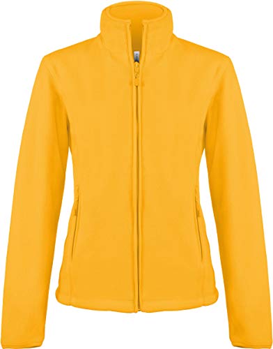Kariban | K907 Damen Microfleece Jacke 'Maureen', Größe:M, Farbe:Yellow Cover