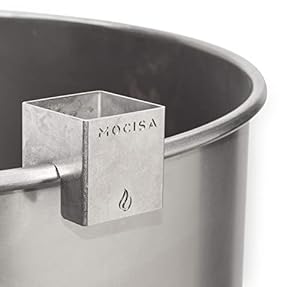 mocisa Universal BBQ Abstandshalter Edelstahl Distanz | Feuerplatte | Grillplatte | Feuertonne | Plancha | Grillfass | 3 Stück