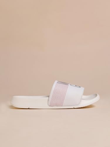 Image of WROGN Men's Anti-slip Sliders | Lightweight EVA Sole | Foam Padded Comfort