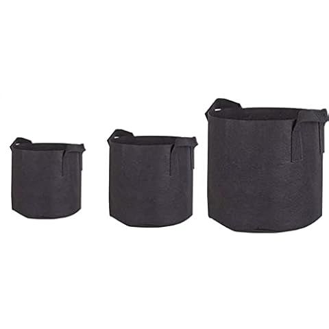 CHUANGOU 3 Piezas Bolsa de Cultivo de Plantas no Tejidas Cover
