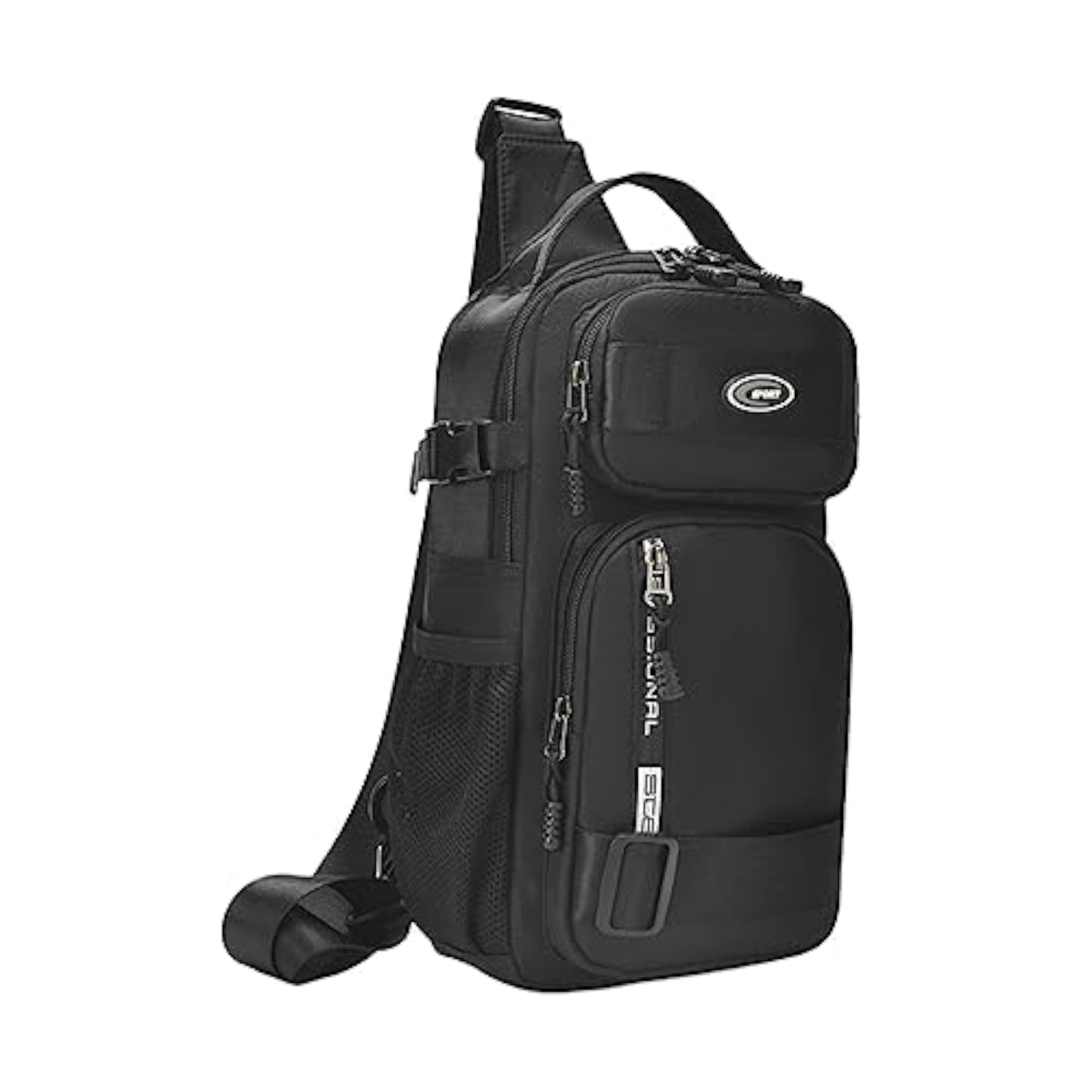 Fashion Crossbody Sling Bag for Men, Zipper Closure