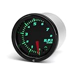 Universal 2 Inch 52mm Tachometer Tach 8K RPM Gauge Digital Display 0 to 8000 RPM