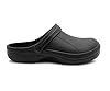 IMTY Womens Ladies EVA Clogs Lightweight Nurse Hospital Garden Beach Summer Kitchen Mules Poolside Water Shoes Sandals (All Black, UK Footwear Size System, Adult, Women, Numeric, Medium, 6) #2