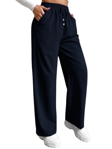 Image of Leriya Fashion High Waist Trousers for Women - Flared Korean Style Formal Pants | Elegant Workwear for Office, College & Events (Available in Plus Size