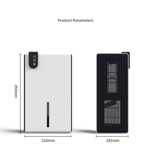 Household Dehumidifier, Small Hygroscopic Machine, with 2.5L Water Tank, Suitable for Family/Underground/Office - Image 8
