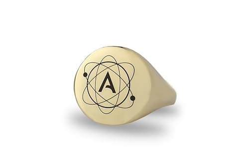Bague d'affirmation audacieuse athée en or - Joaillerie fine et durable sur mesure
