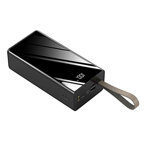 Power Bank 50000mAh Externer Akku Powerbank mit vier Output und DREI Input,Große Kapazität Ladegerät powerbank mit Digitale Bildschirm, Akkupack für