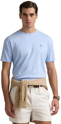 Image of POLO RALPH LAUREN Men's Jersey Cotton Crew Neck T-Shirt