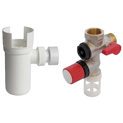 Comap S600100 Groupe DE SECURITE, sans & Groupe de sécurité 889 laiton droit pour chauffe eau, cumulus - 20x27 ou 3/4