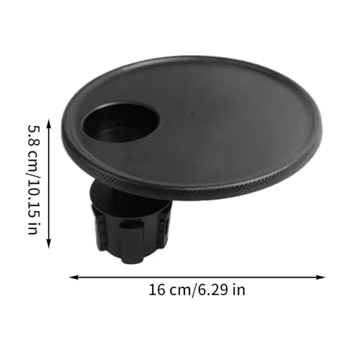 Table rotative de voiture pour repas confortables sur la route avec support boisson - 5