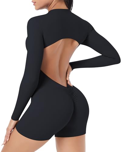 Body de fitness para mujer con levantamiento de glúteos y tejido que absorbe la humedad