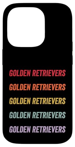Carcasa para iPhone 14 Pro Golden Retrievers