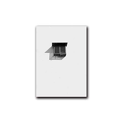 Impression sur toile triptyque noir blanc gris 30x20cm avec cadre de tableau moderne - 3