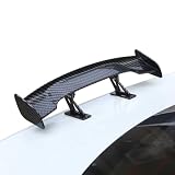 Mini Spoiler for Kona Hybrid/Electric/N SUV 2018-2025 Car Wing Universal GT Style Small Rear Texture Funny Exterior Decoration for Trunk Roof 6.7 Inch 1PC,Carbon Fiber