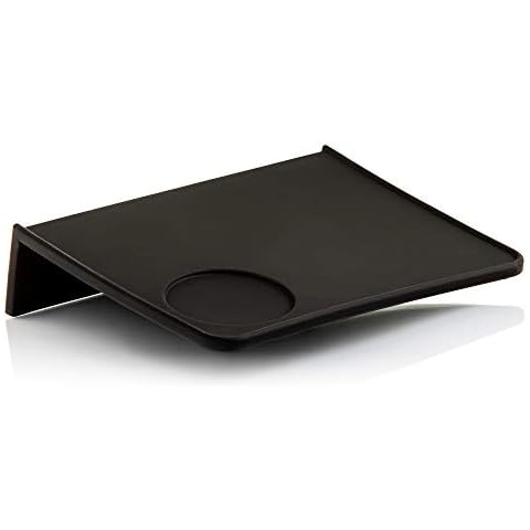 Barista Legends Silikon Tampermatte Gummi Tamper Matte zum Tampen incl. Tamper Stellplatz Cover