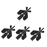 Lurrose 4stücke Portable Türschloss Sicherungsgerät Für Zuhause Tragbarer Türstopper Für Mädchen Für Reisen Wohnungssicherheit Hotel Und Wohnheimtüren