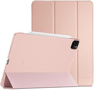 ProCase for iPad Pro 12.9 Case 2022 6th Generation / 2021 5th Generation, Slim Hard Shell, Lightweight Protective Cover with Auto Wake/Sleep -Rosegold