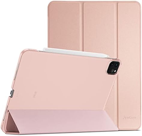 ProCase iPad Pro 11 Inch Case 2022/2021/2020/2018, Slim Stand Hard Back Shell Smart Cover for iPad Pro 11 Inch 4th Generation 2022/3rd Gen 2021/2nd Gen 2020/1st Gen 2018 -Rosegold