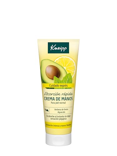 Kneipp Crema de Manos Absorción Rápida, con Aguacate y Jojoba; 75ml