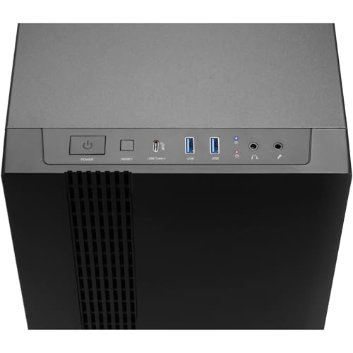 Gabinete Chieftec UK-02B-OP Cube Negro, compatible con ATX y Micro-ATX, estructura Mid Tower, material acero, refrigeración por aire miniatura 3