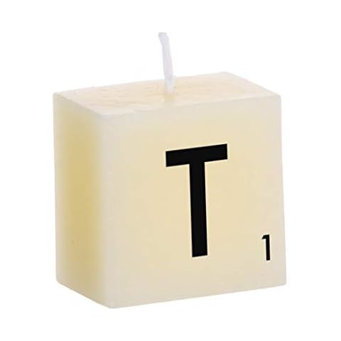 Vela Tipo Scrabble T Letra D'CASA Cover