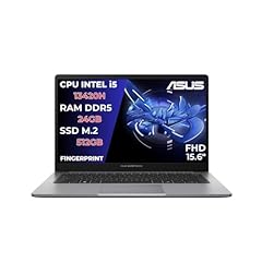ASUS EXPERTBOOK P1 Pc Portatile, Notebook i5 13420H, 24 RAM DDR5, 512GB SSD PCIex 4.0, DISPLAY 15,6" FHD, Computer Portatile, Laptop con Fingerprint, Layout Italiano - Pronto all'uso