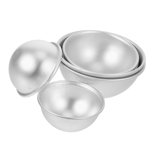 GARIOUANS 6 Piezas Molde para Bolas de de Baño Molde de Resistente y Práctico para Hacer Jabón Artesanal Diseño Creativo para Manualidades Casa y Spa