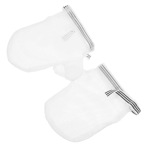 Ipetboom Infant Thumb Sucking Gloves No Scratch Fingergloves for Newborns Breathable Mittens to Protect Face Easy Wash Baby Care Random Color