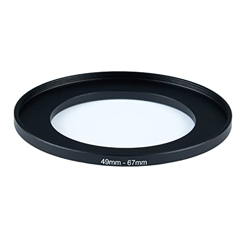 Image of 49mm to 67mm Step-Up Ring Filter Adapter for All Brands UV ND CPL Metal Ring Step-Up Rings Adapter Filter (49mm-67mm)
