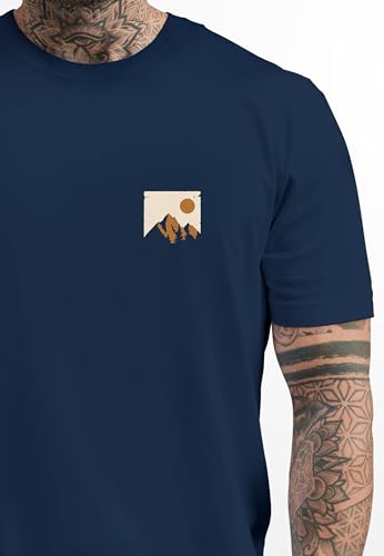  Neverless Herren Outdoor T-Shirt Berge Print Shirt für Wandern und Streetstyle
| Neverless Herren Outdoor T-Shirt Natur