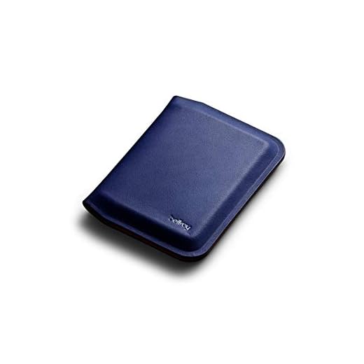 Bellroy Apex Slim Sleeve (Slim Bifold Leather Wallet, RFID Protected) - Indigo