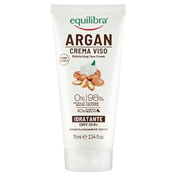 Equilibra Argan Crema Viso Idratante, 75 ml