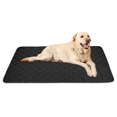 Aomig Schwarz Hundedecke Katzendecken Waschbar Flauschig Decken Super Wasserdichte Weich Haustier Decken Kleine Mittlere Grosse Hunde Katzen...