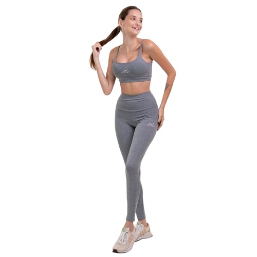 Calça Legging Básica Onnist Suplex Cós Alto (BR, Alfa, G, Regular, Regular, Mescla)