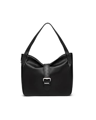 Nero Giardini I544070D Borsa Hobo Da Donna In Materiale Tecnico - Nero