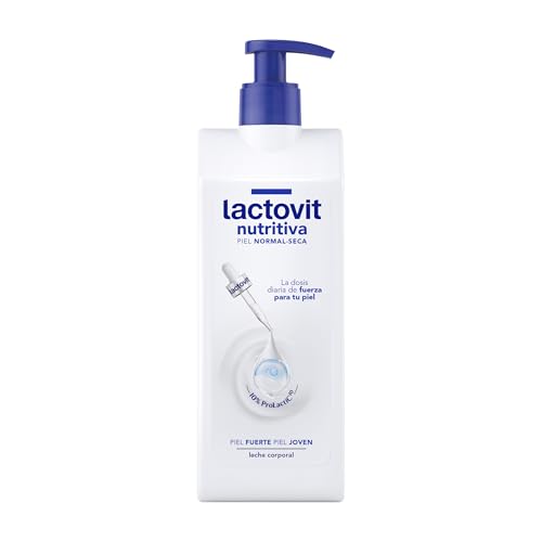 Lactovit - Leche Corporal Protectora Activit con Lactobacillus de Absorción Inmediata, 48 Horas de Nutrición y Protección, Apta para Pieles Normales - 400 ml